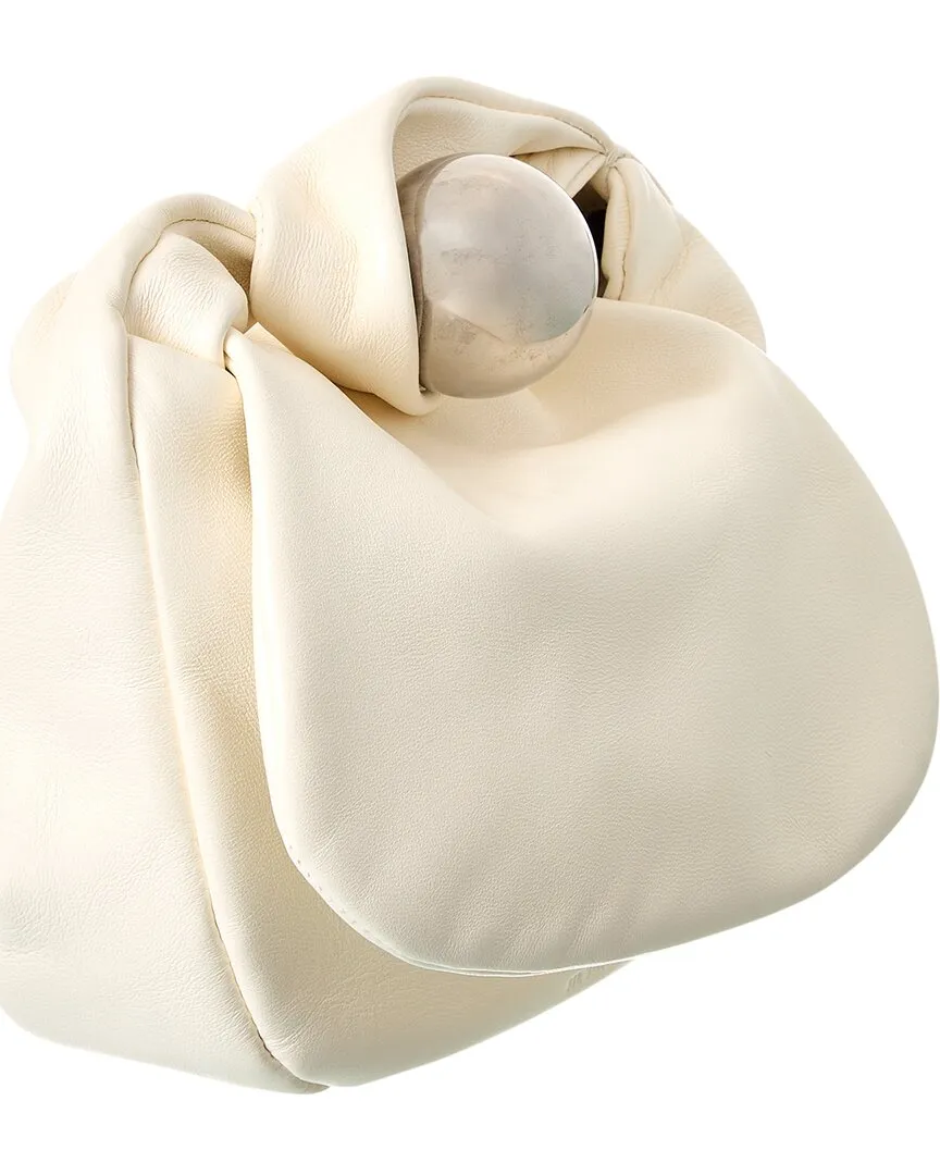 Jil Sander Sphere Leather Clutch