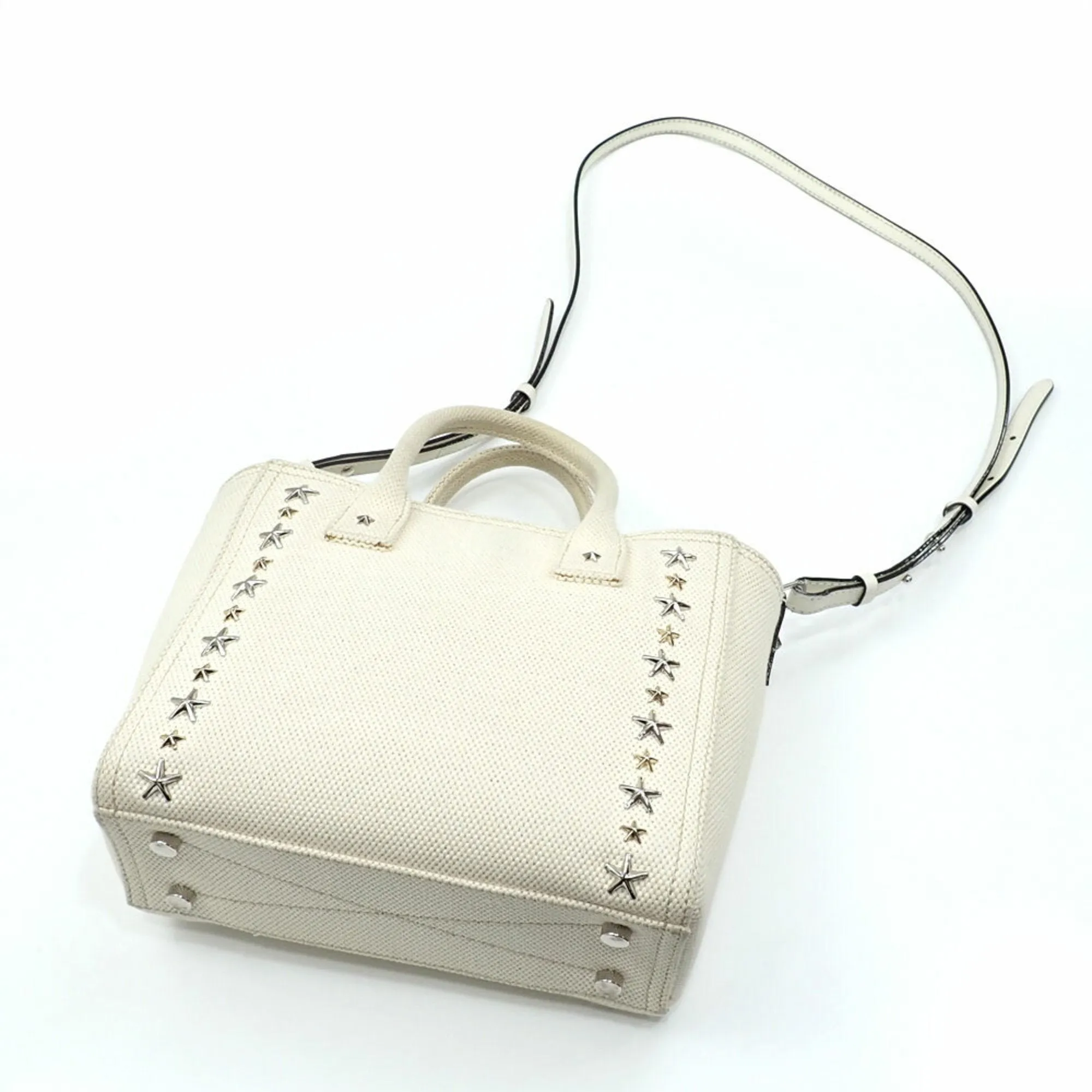 Jimmy Choo Canvas Handbag (Pre-Owned)