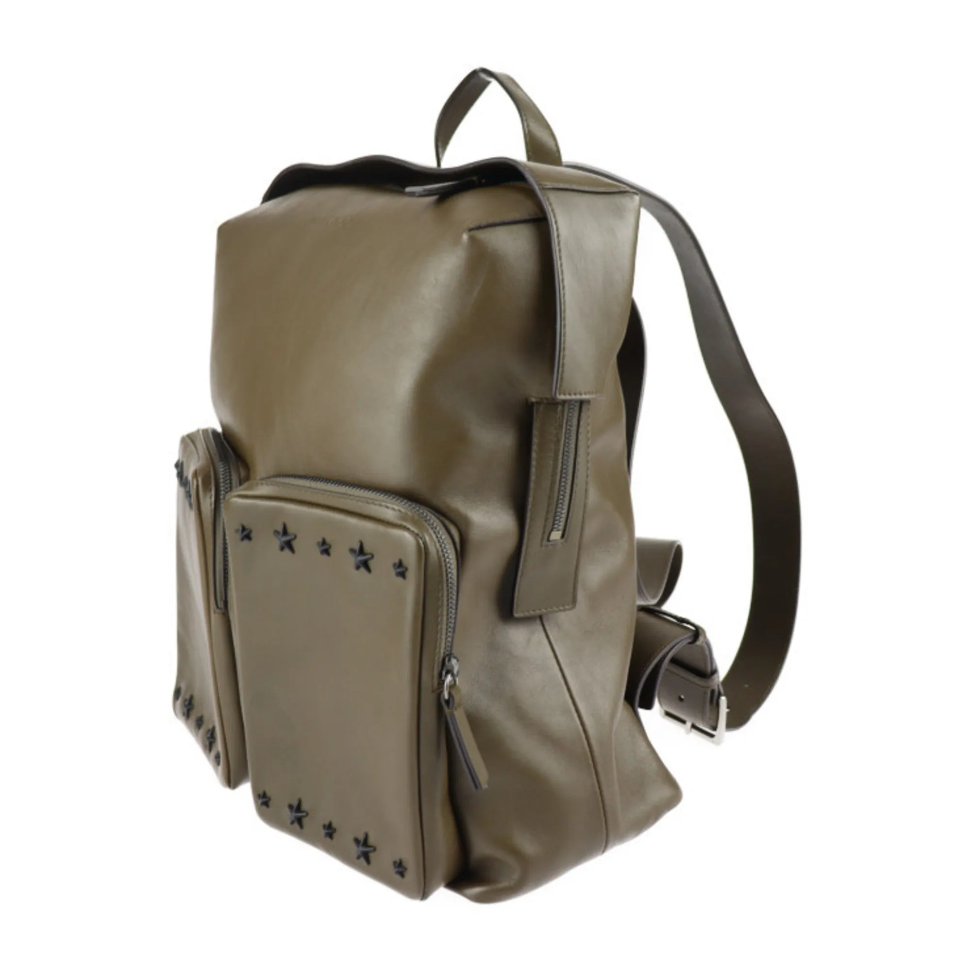 Jimmy Choo  Leather Backpack (Pre-Owned)
