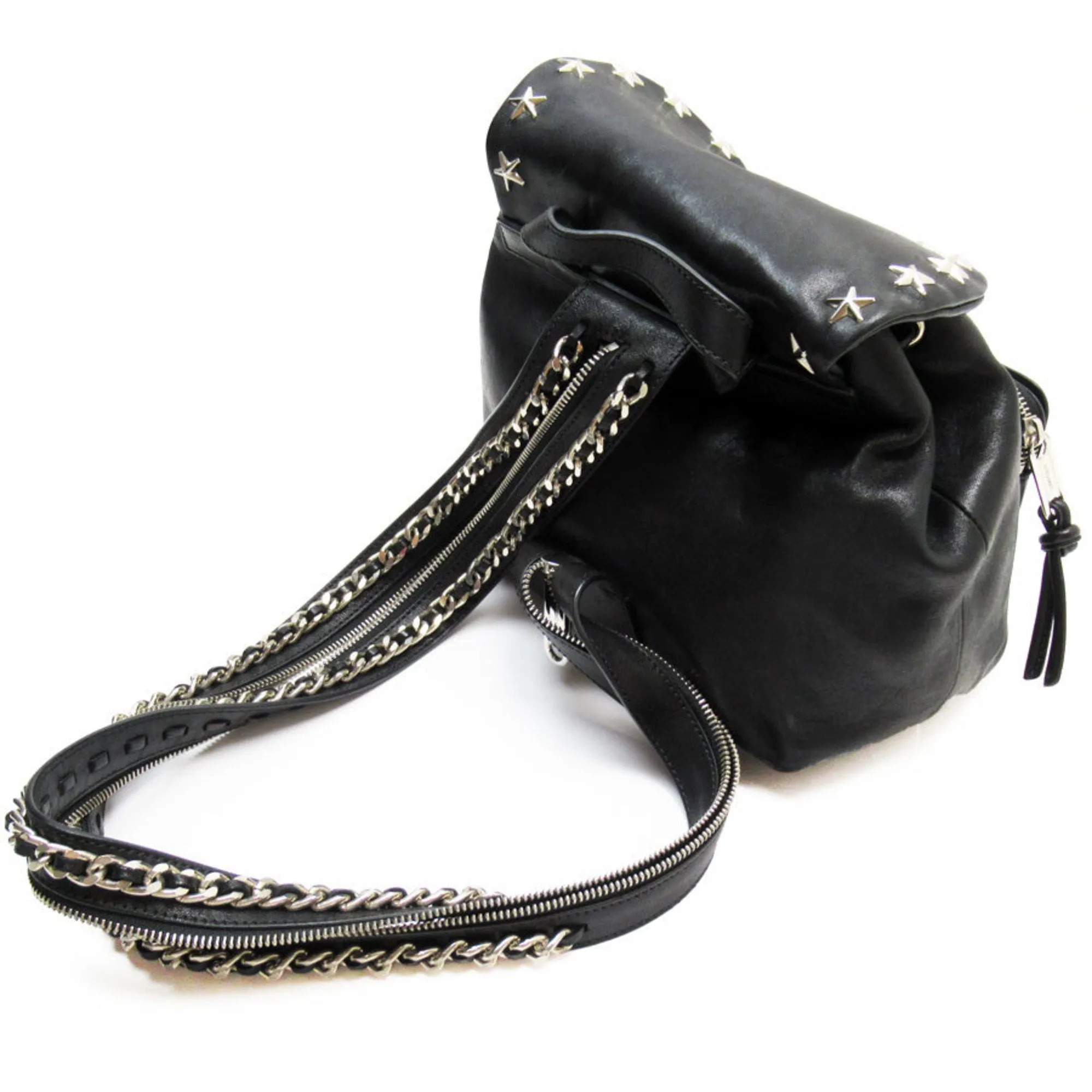Jimmy Choo  Leather Backpack (Pre-Owned)