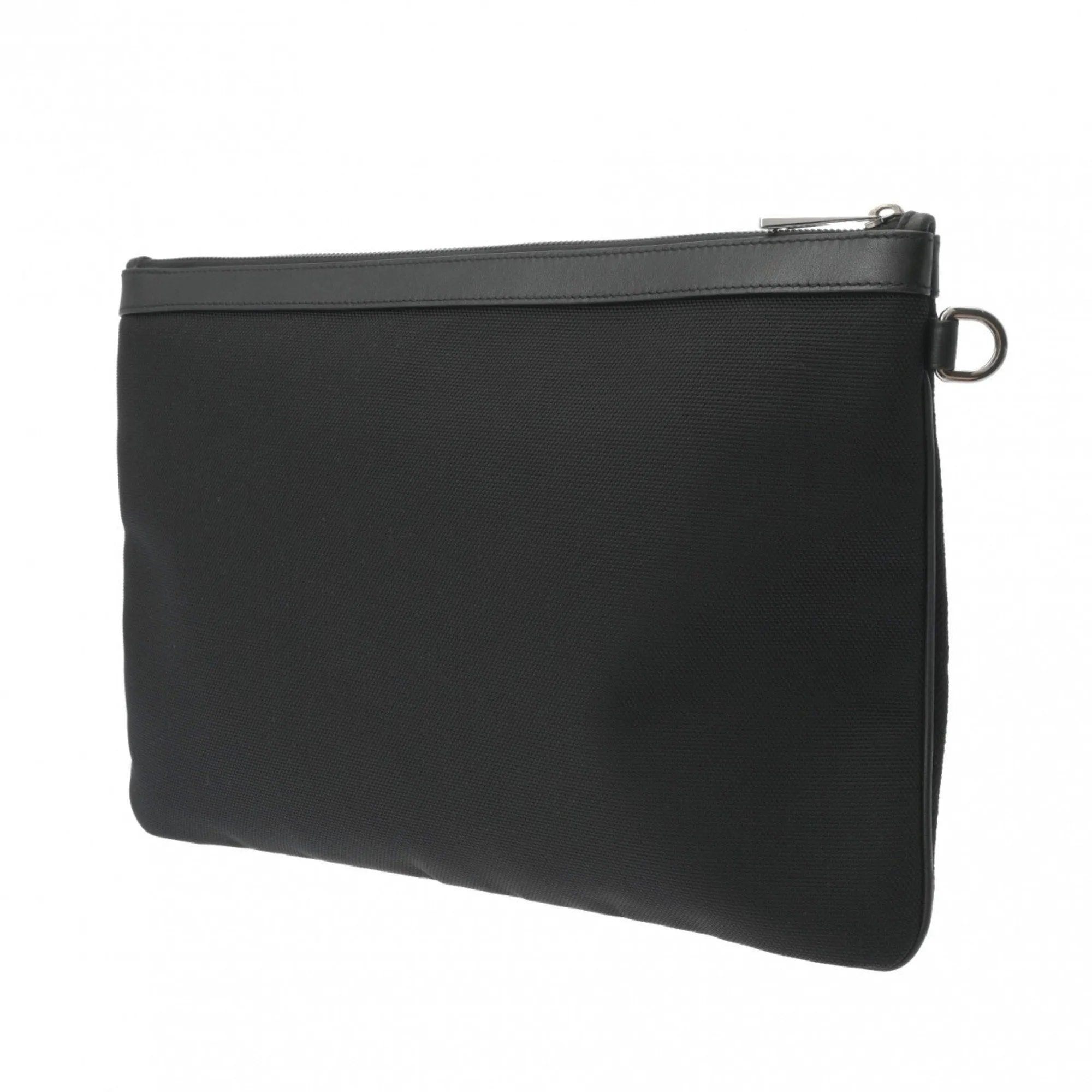 Jimmy Choo  Leather Canvas Clutch Bag (Pre-Owned)