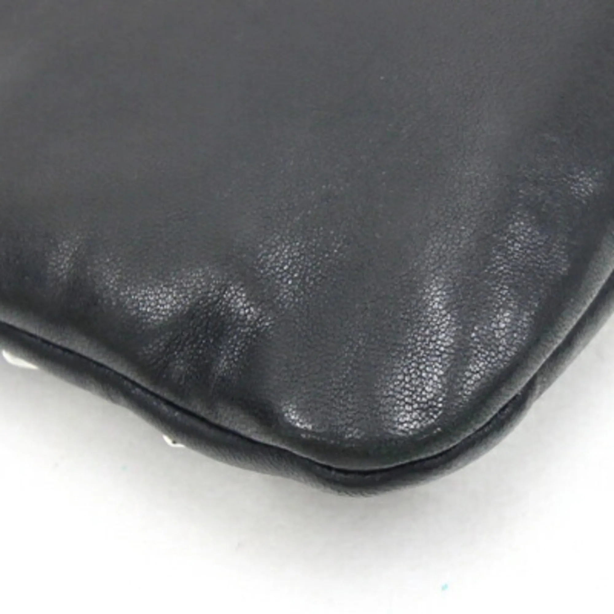 Jimmy Choo   Leather Clutch Bag Pouch (Pre-Owned)