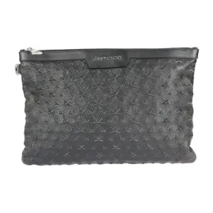 Jimmy Choo  Leather Clutch Bag (Pre-Owned)