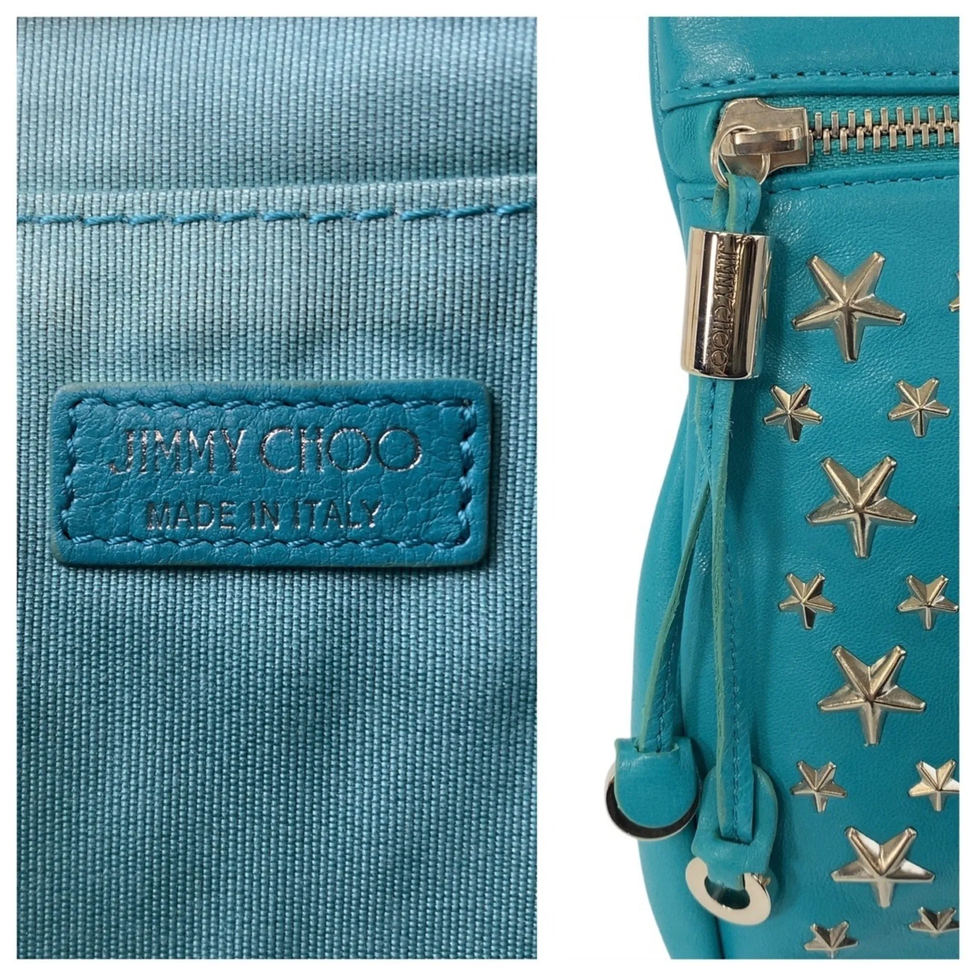 Jimmy Choo Leather Clutch Bag (Pre-Owned)