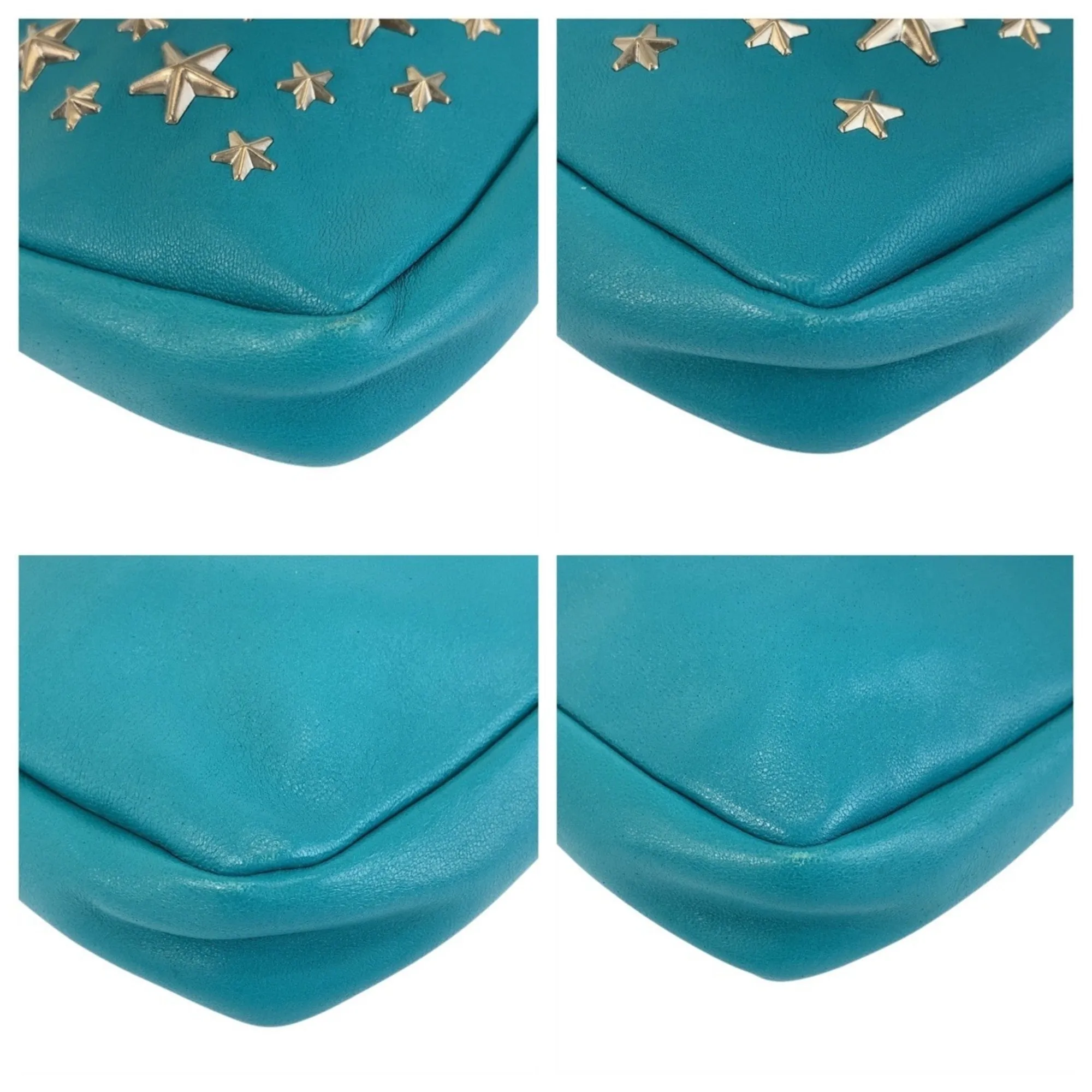 Jimmy Choo Leather Clutch Bag (Pre-Owned)