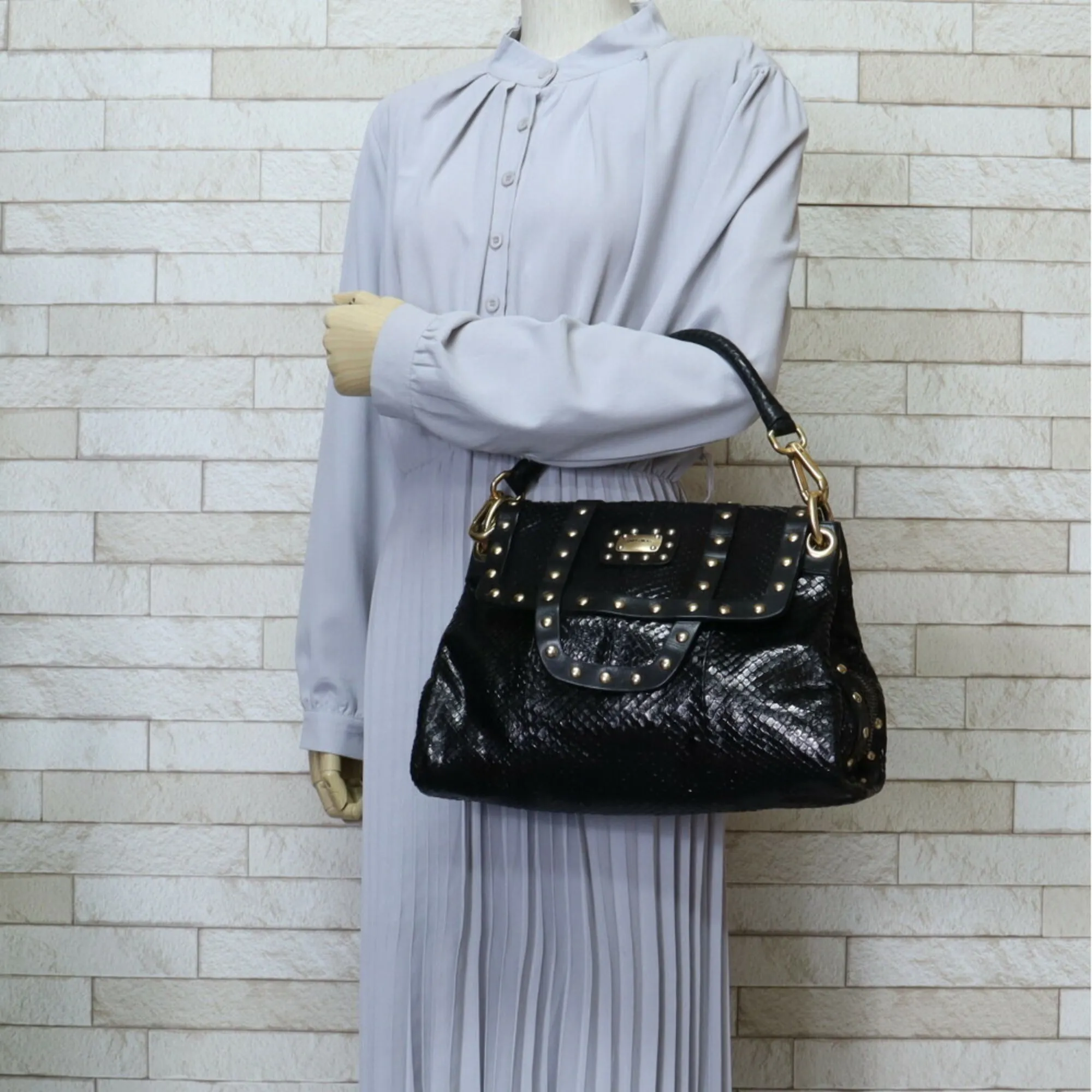 Jimmy Choo  Leather Handbag (Pre-Owned)