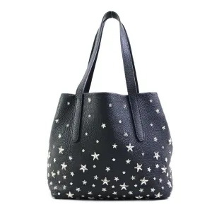 Jimmy Choo Leather Metal Handbag (Pre-Owned)