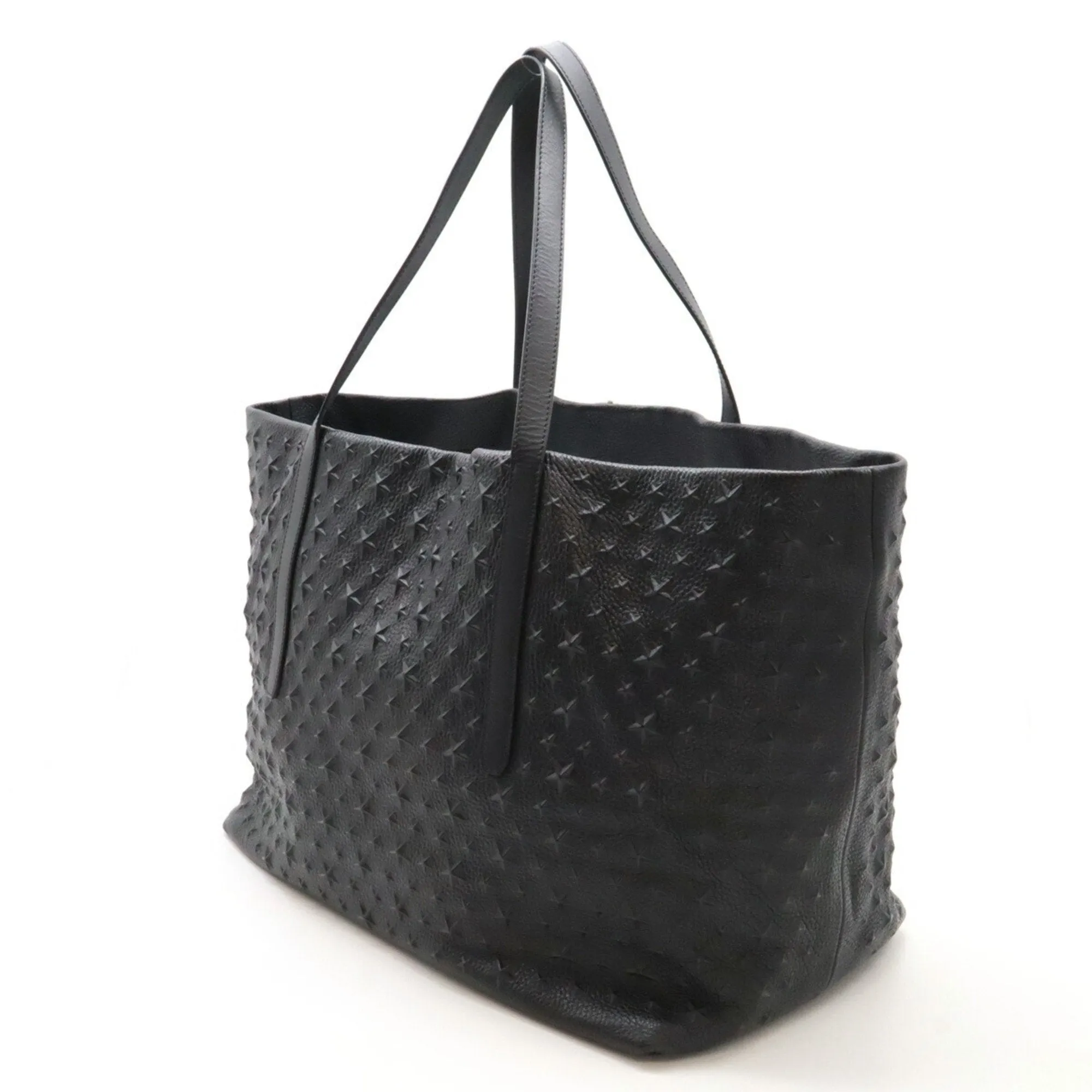 Jimmy Choo Leather Shoulder Bag Tote Bag (Pre-Owned)