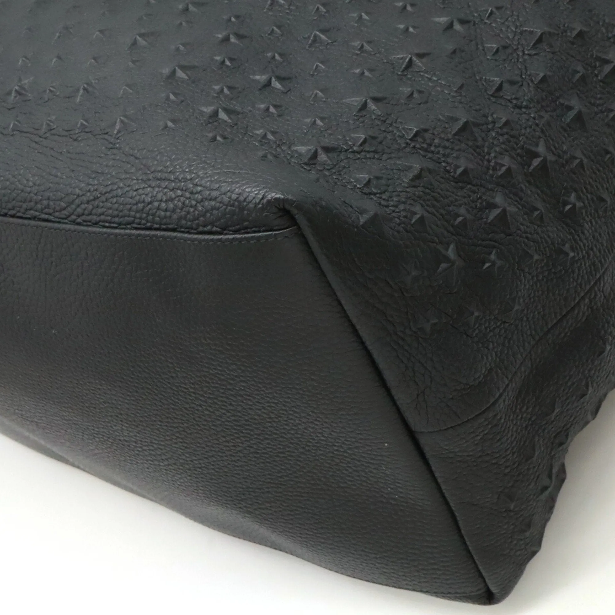 Jimmy Choo Leather Shoulder Bag Tote Bag (Pre-Owned)