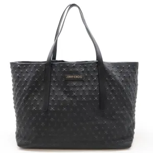 Jimmy Choo Leather Shoulder Bag Tote Bag (Pre-Owned)