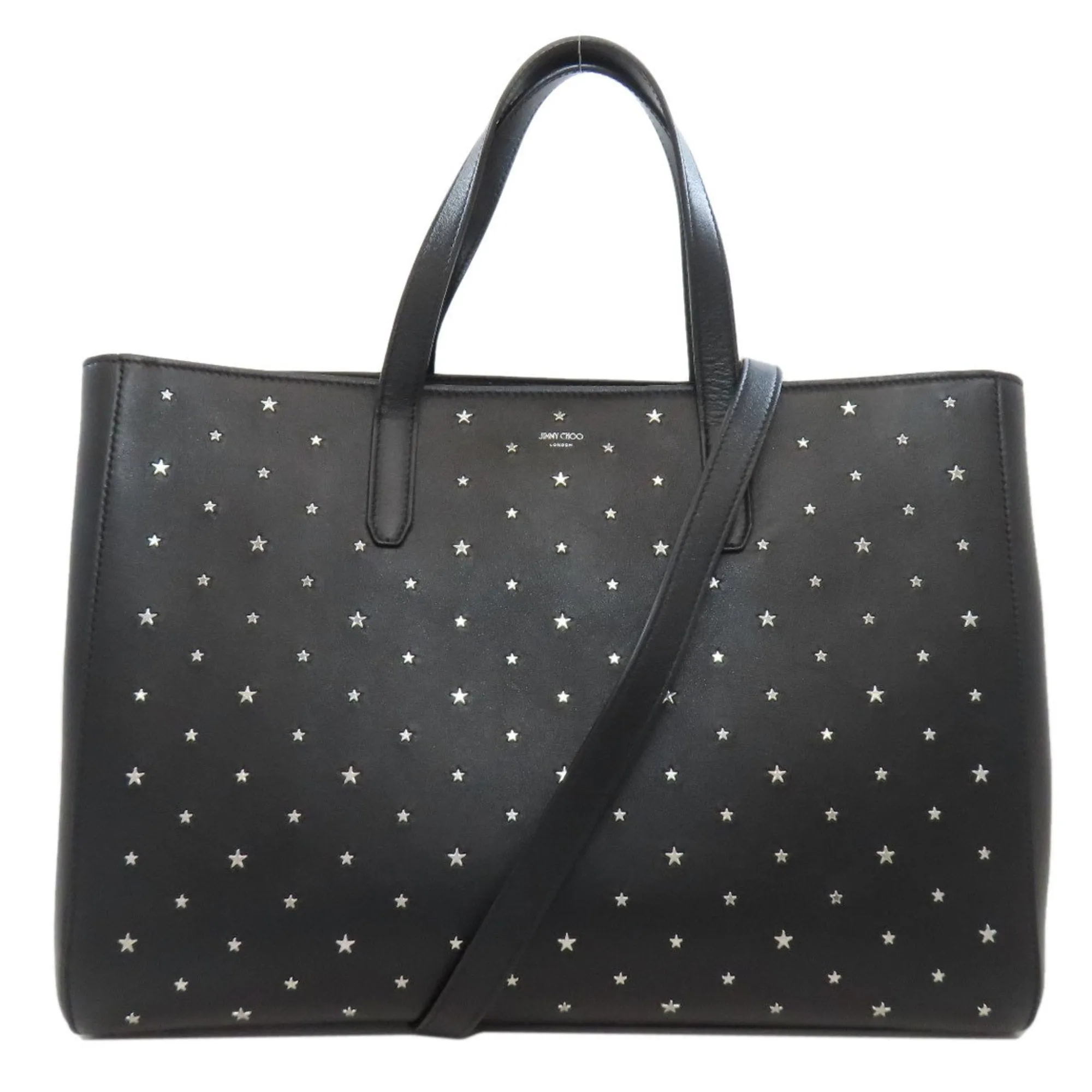 Jimmy Choo Leather Tote Bag (Pre-Owned)