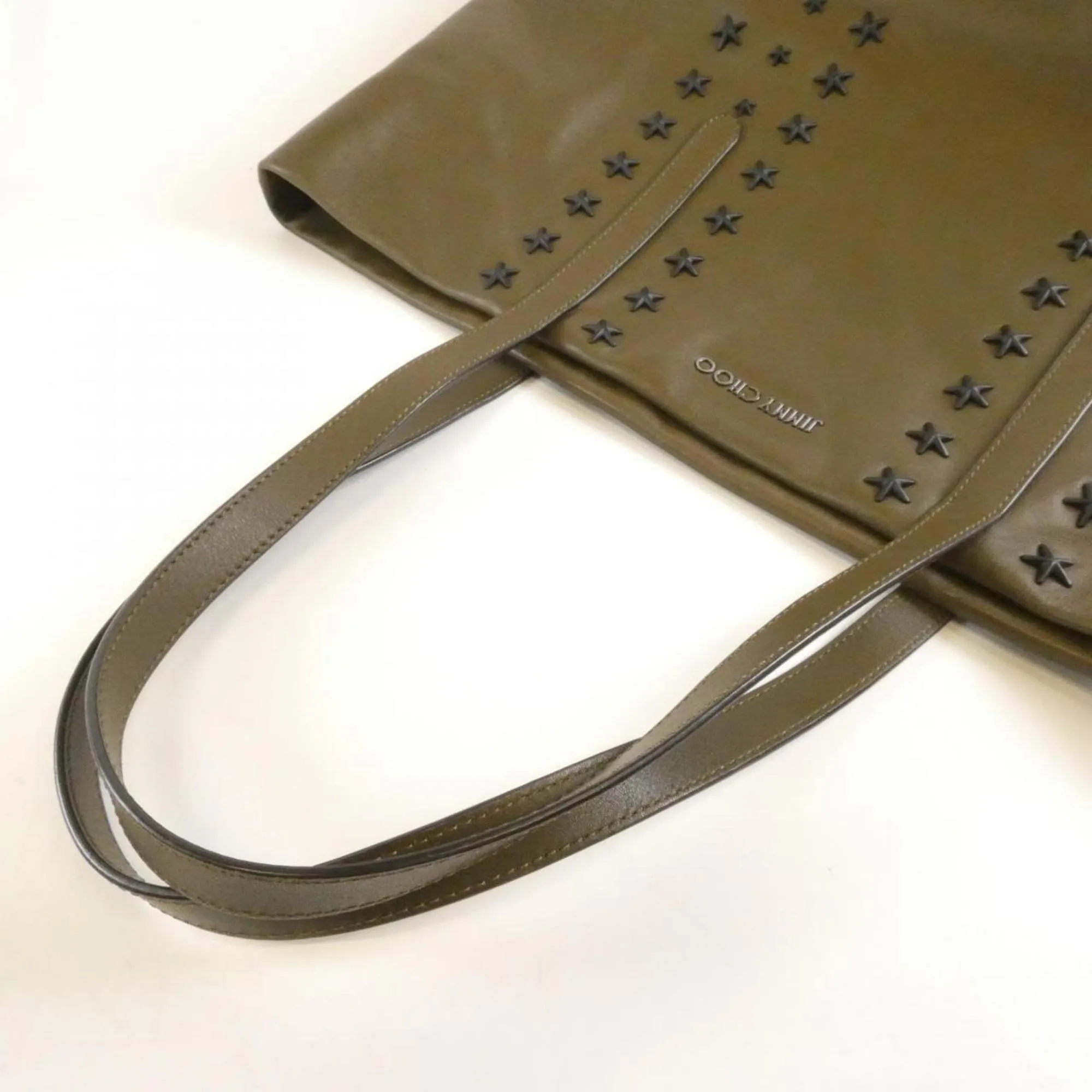 Jimmy Choo Leather Tote Bag (Pre-Owned)