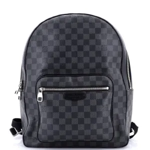 Josh Backpack Damier Graphite