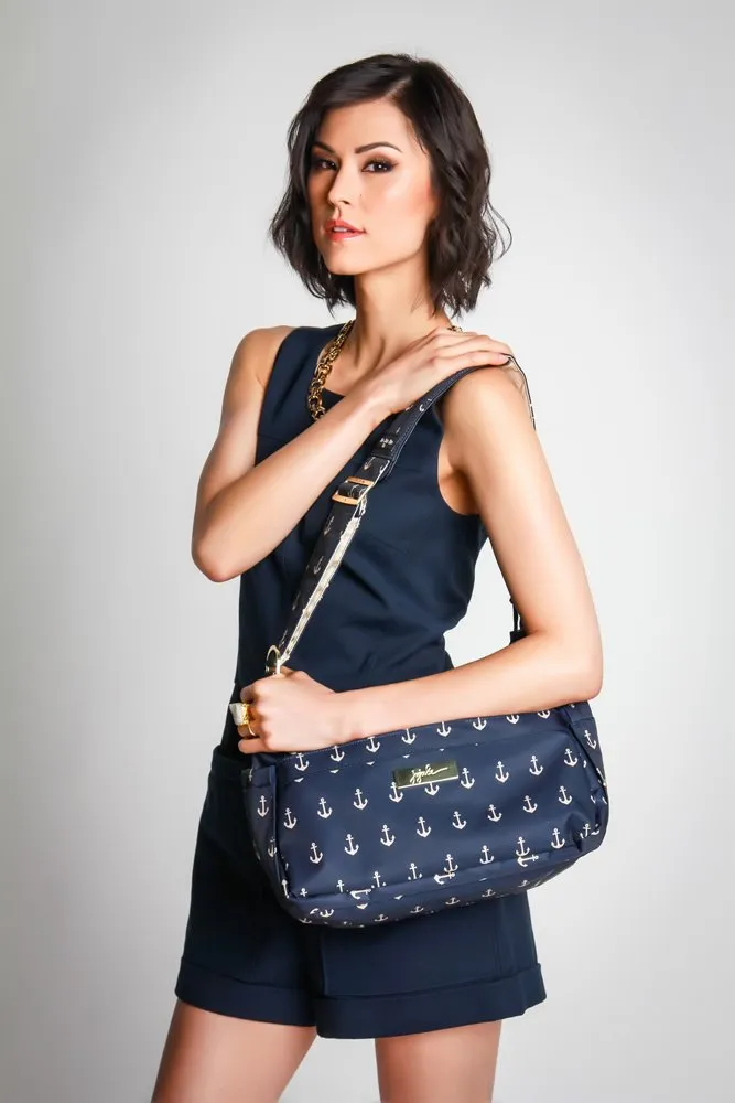 Ju-Ju-Be Legacy Nautical Collection Hobobe Purse Diaper Bag The Admiral