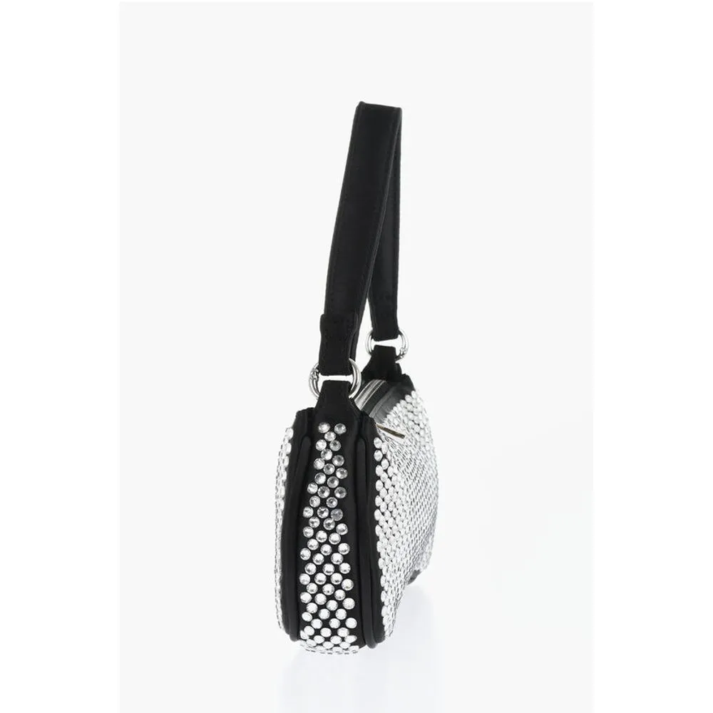 Jw Pei Satin EVA Mini Bag With Rhinestone Embellishment