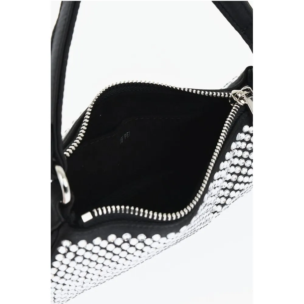 Jw Pei Satin EVA Mini Bag With Rhinestone Embellishment
