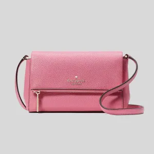 KATE SPADE Leila Mini Zip Crossbody Blossom Pink KE487
