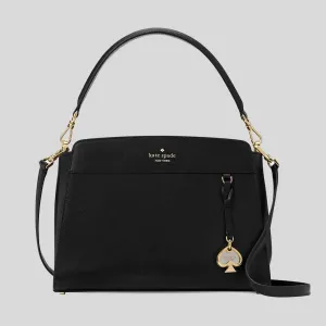 KATE SPADE Madison Medium Top Handle Satchel Black KK285