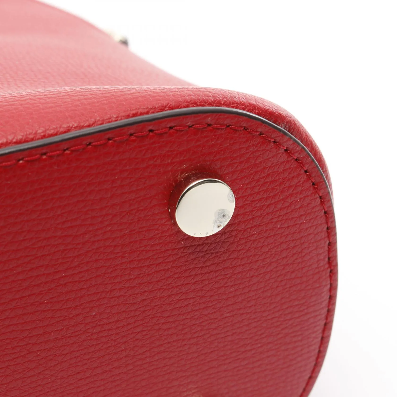 Kate Spade Sylvia Leather Handbag Red