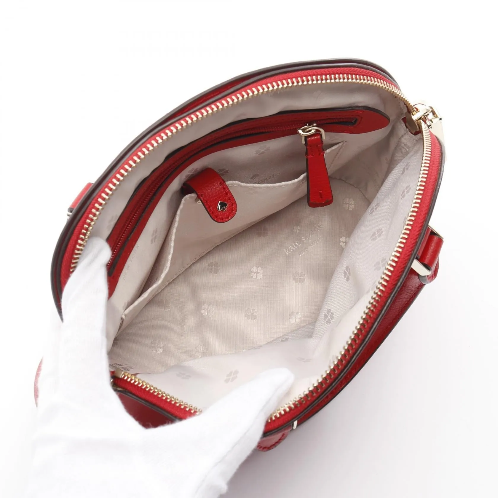 Kate Spade Sylvia Leather Handbag Red