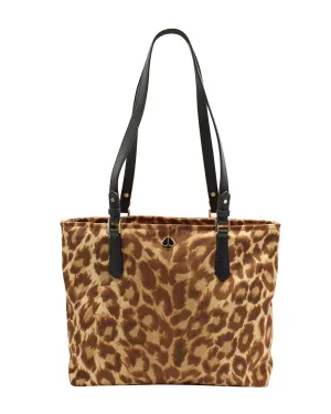 Kate Spade Taylor Leopard Crossbody Tote in Animal Print Nylon