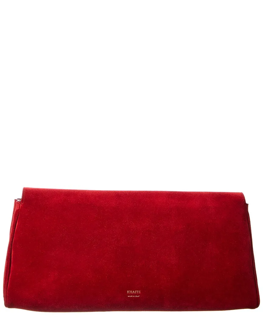 KHAITE Adrey Velvet Clutch