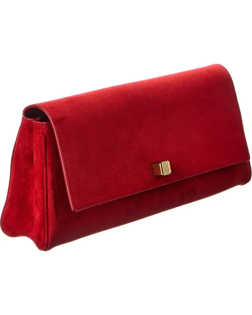 KHAITE Adrey Velvet Clutch