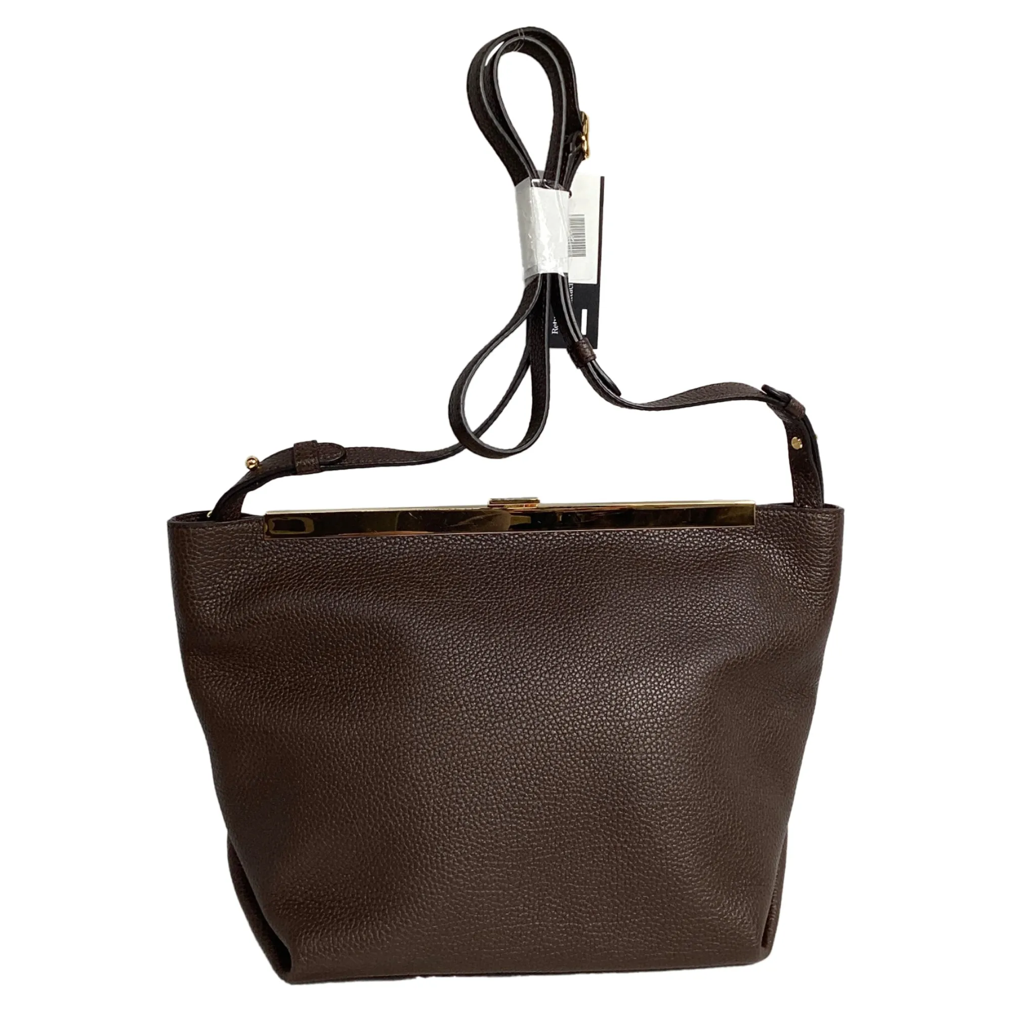 Khaite Augusta Crossbody Bag in Brown Calf Leather