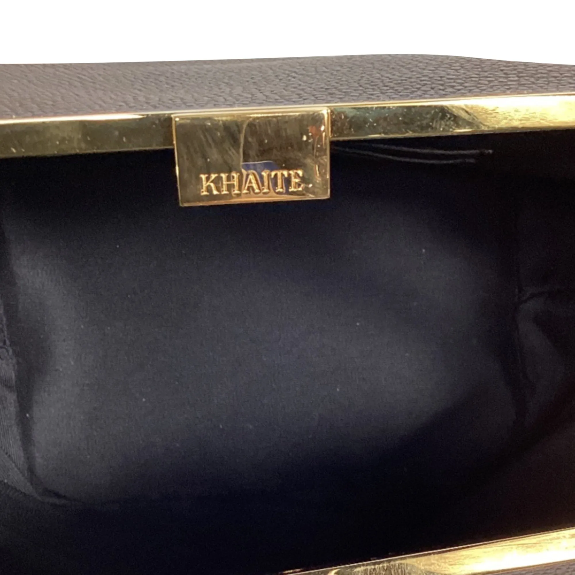 Khaite Augusta Crossbody Bag in Brown Calf Leather