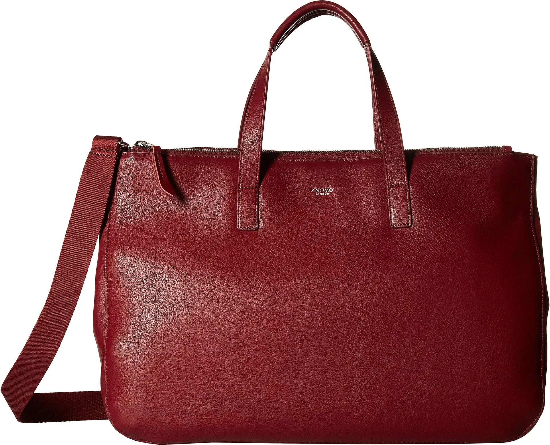 Knomo London Mayfair Luxe Derby Leather Tote 14"