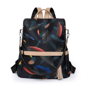 Korean Style Floral Backpack
