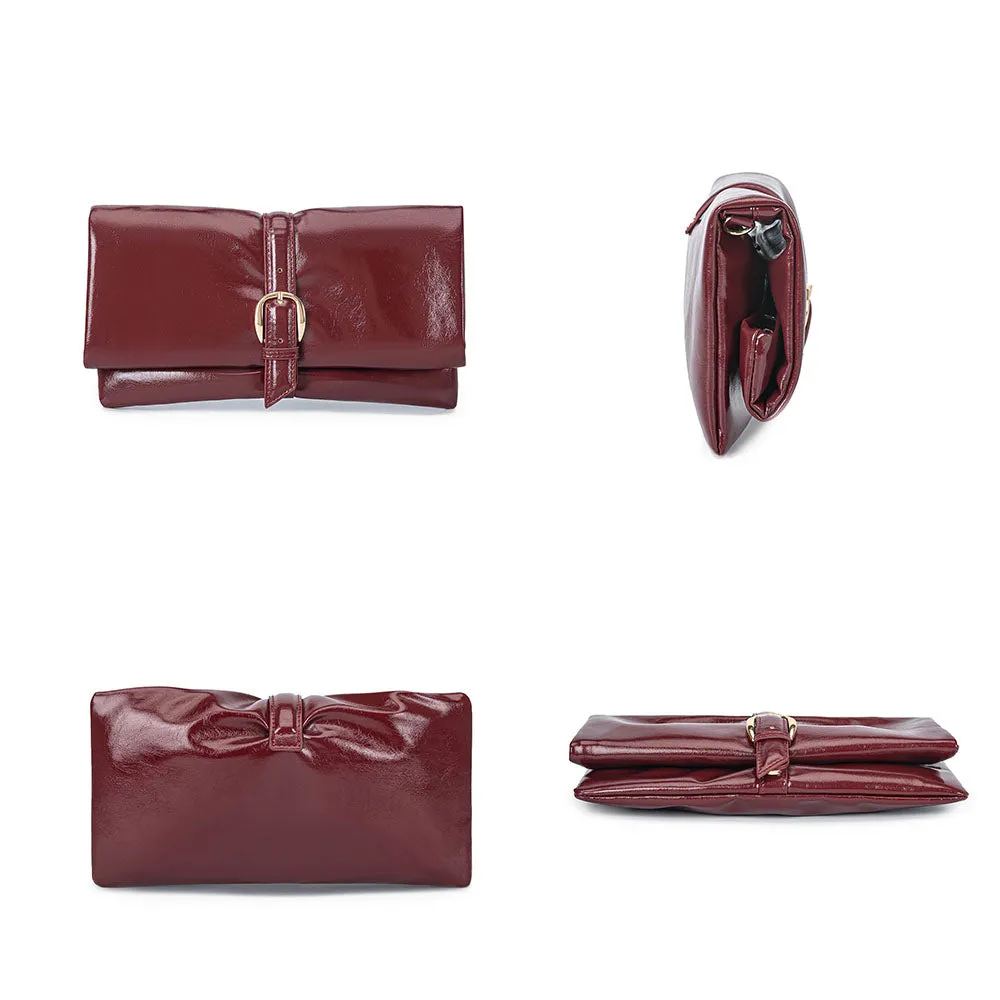 Koumei Women's Convertible Clutch Fashion Handbag by Mia K