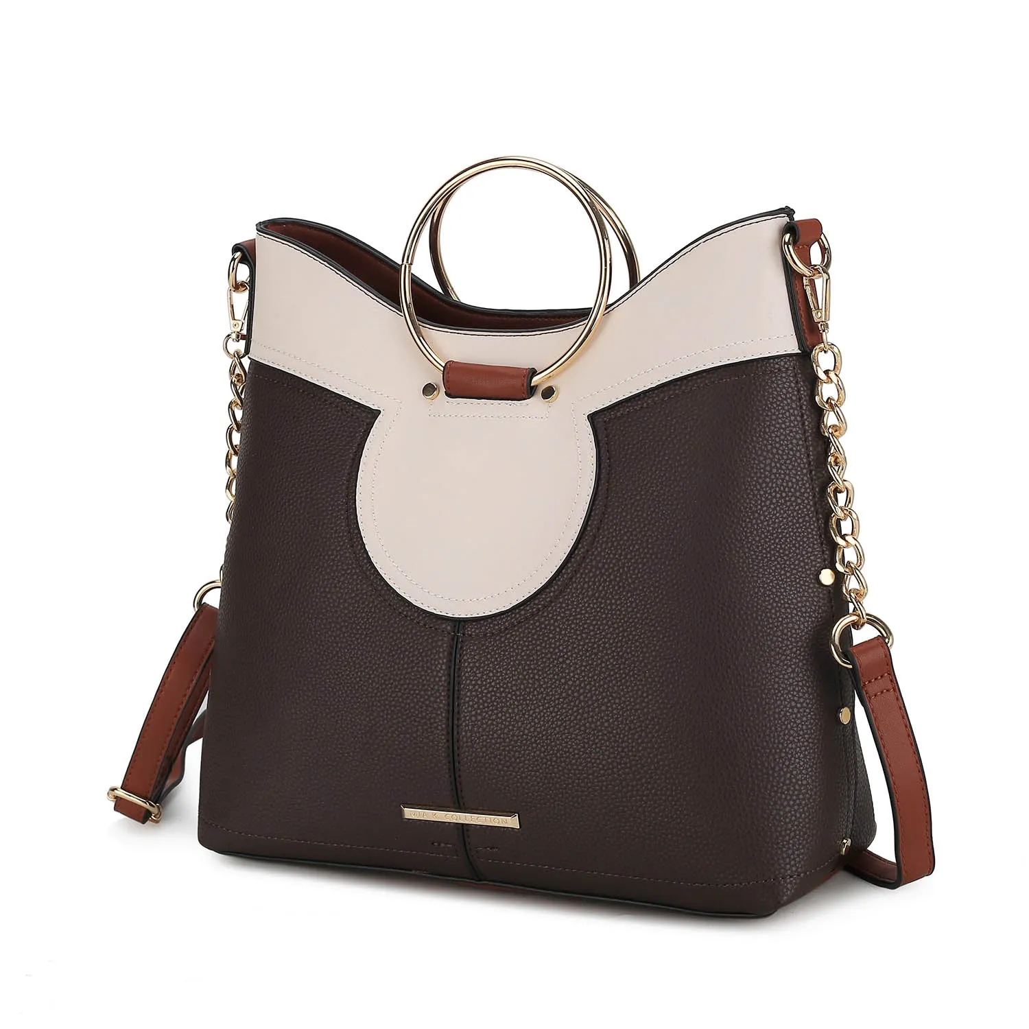 Kylie Top Handle Satchel Women's handbag Vegan Leather by Mia k.