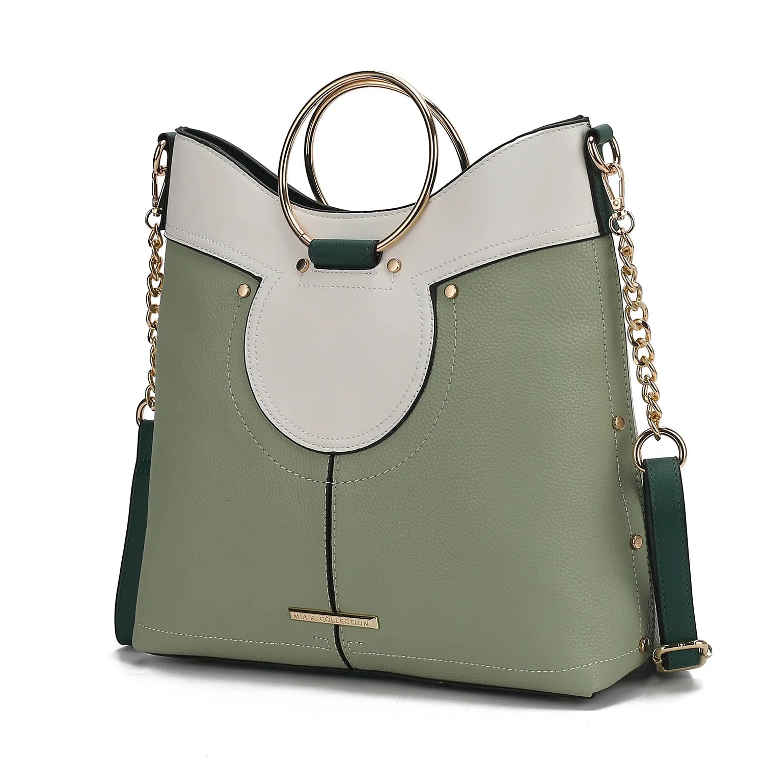 Kylie Top Handle Satchel Women's handbag Vegan Leather by Mia k.