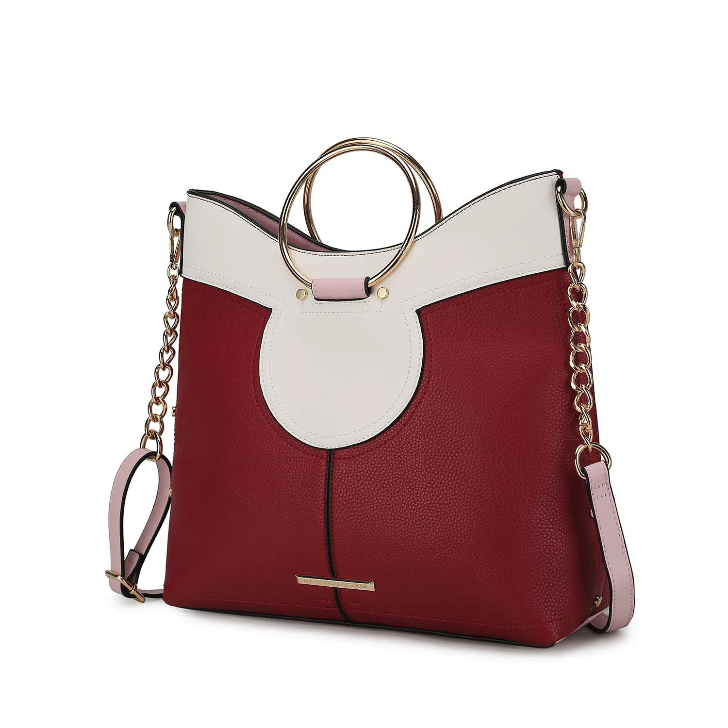 Kylie Top Handle Satchel Women's handbag Vegan Leather by Mia k.