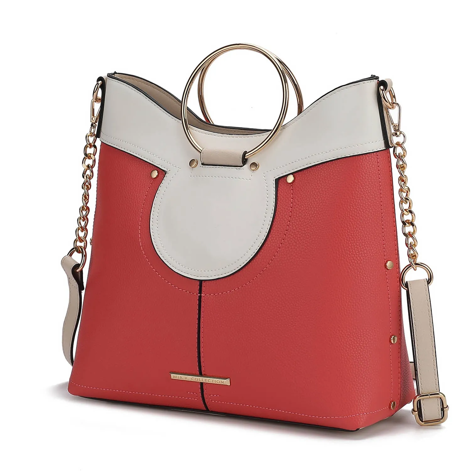 Kylie Top Handle Satchel Women's handbag Vegan Leather by Mia k.