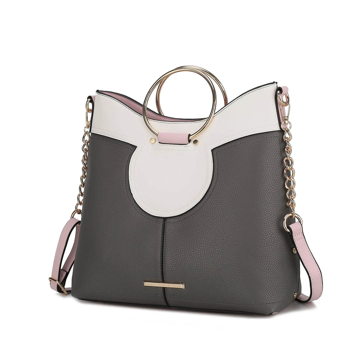 Kylie Top Handle Satchel Women's handbag Vegan Leather by Mia k.