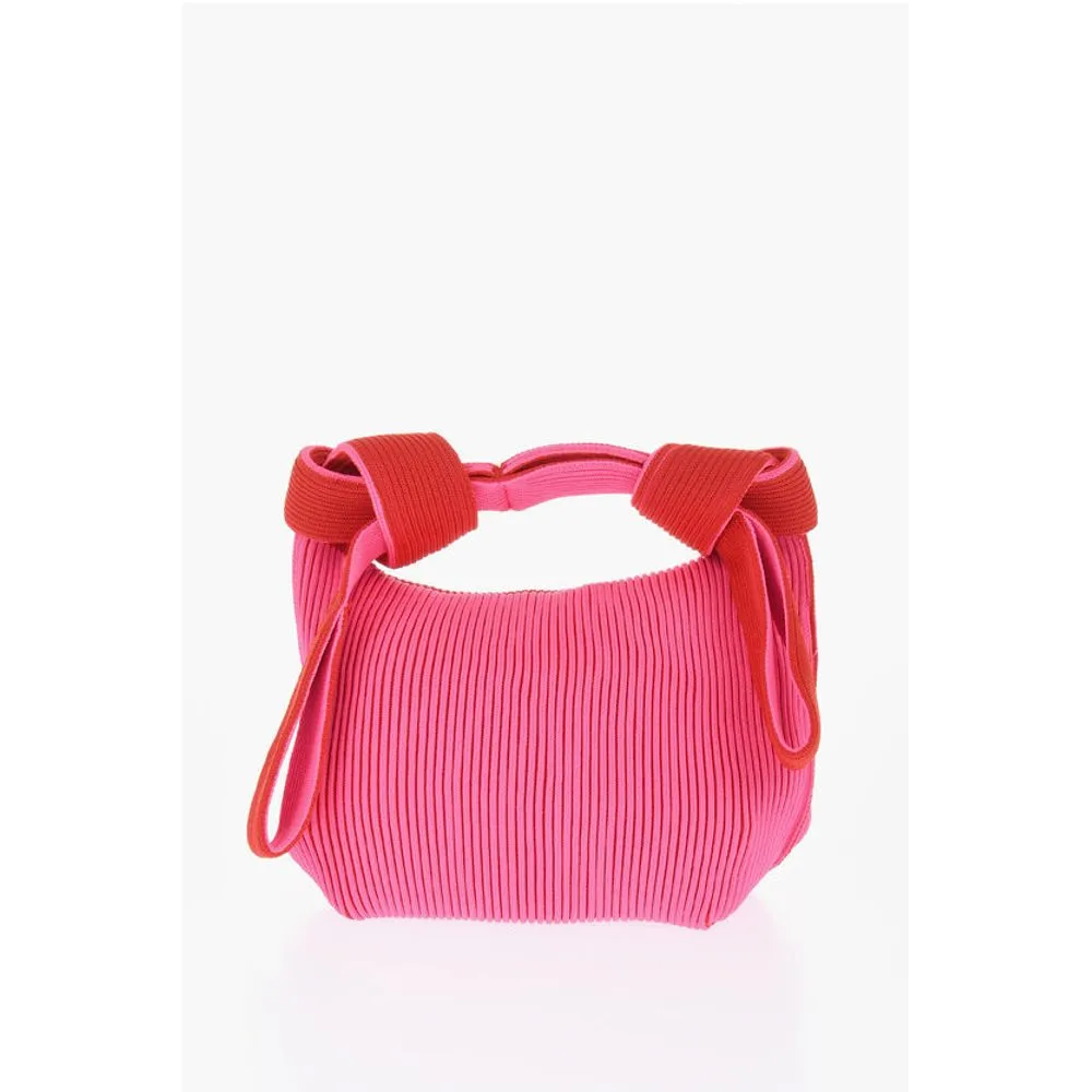 Last Frame Ribbed Two-Tone Tote Bag