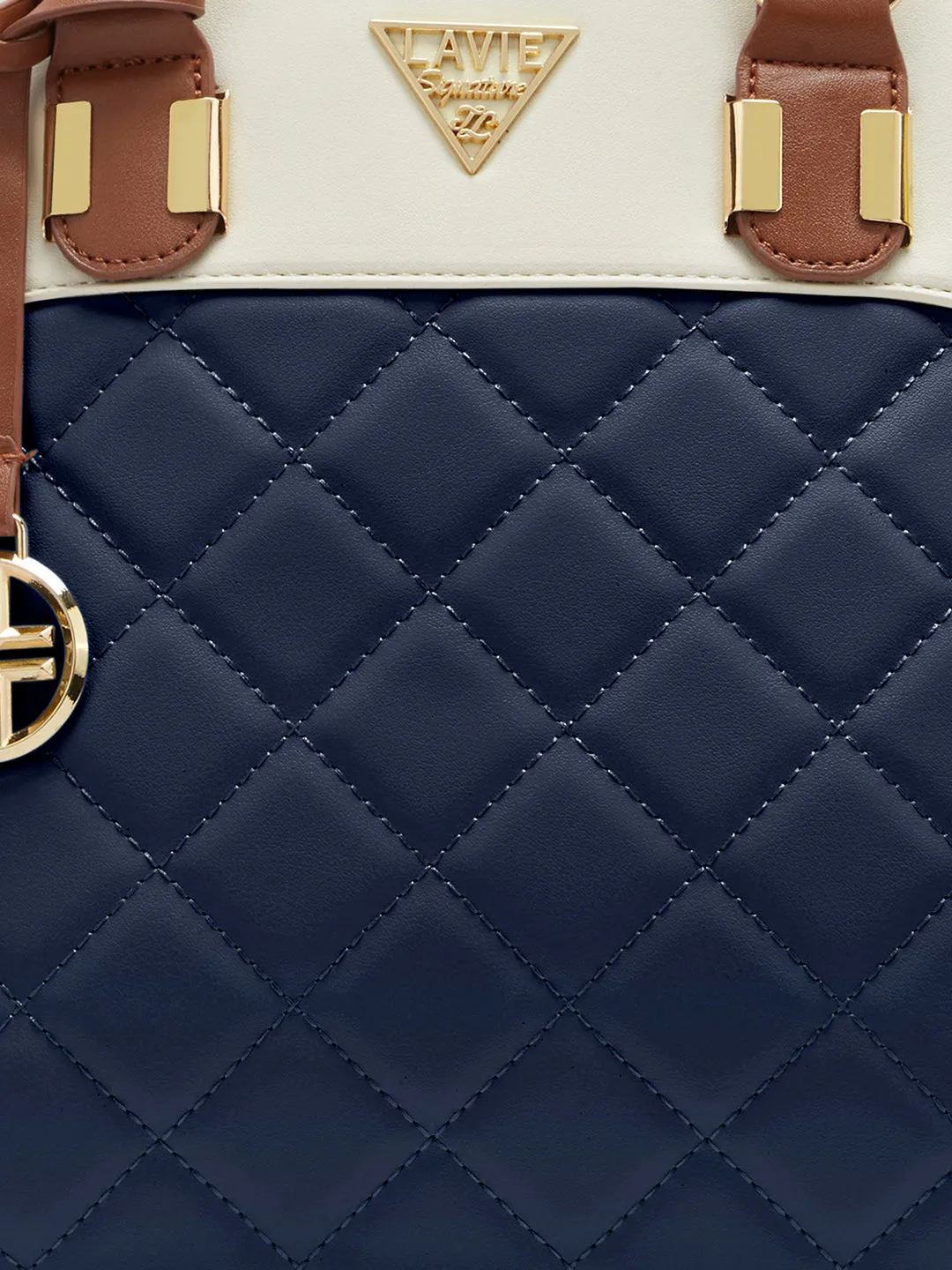Lavie Signature Texas Medium Navy Womens Satchel