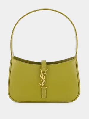 Le 5  7 Olive Drab Leather Shoulder Bag