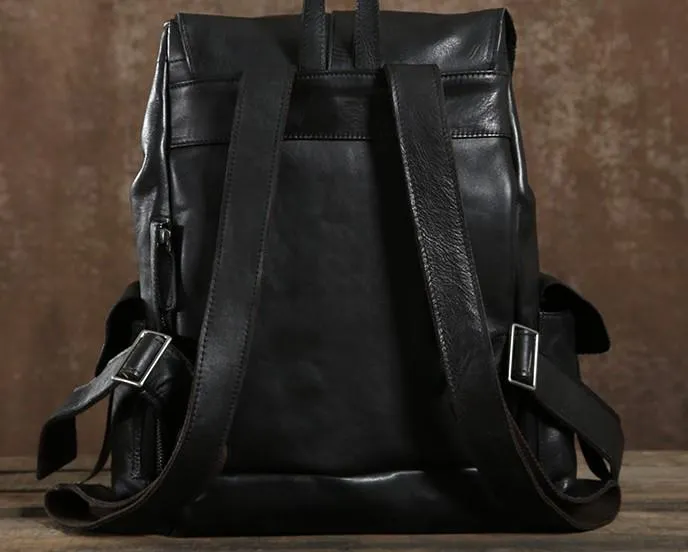 Leather Mens Cool Backpacks Large Travel Backpack Hiking Backpack for Men