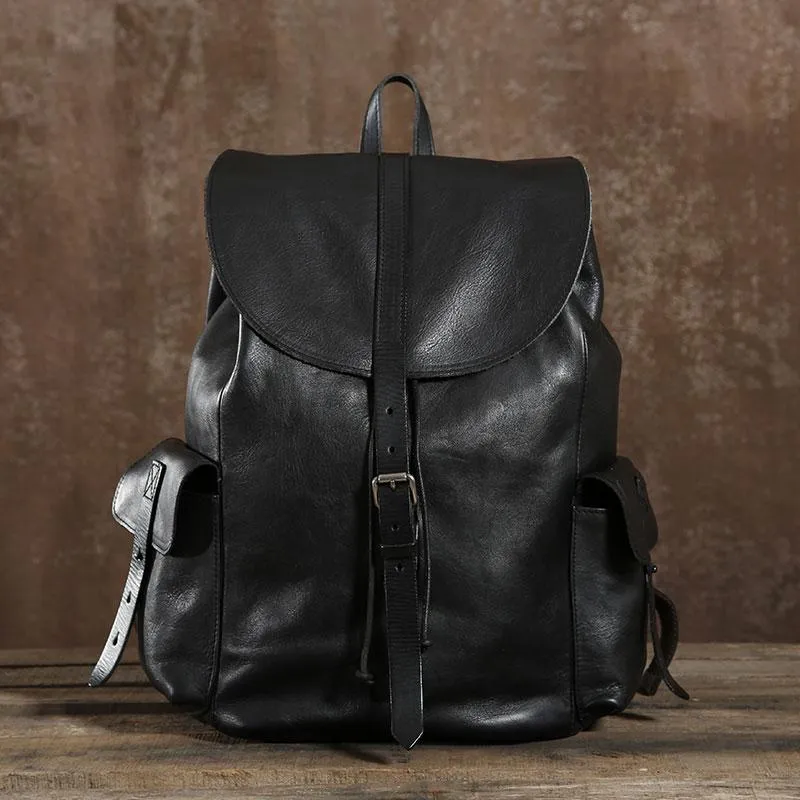 Leather Mens Cool Backpacks Large Travel Backpack Hiking Backpack for Men
