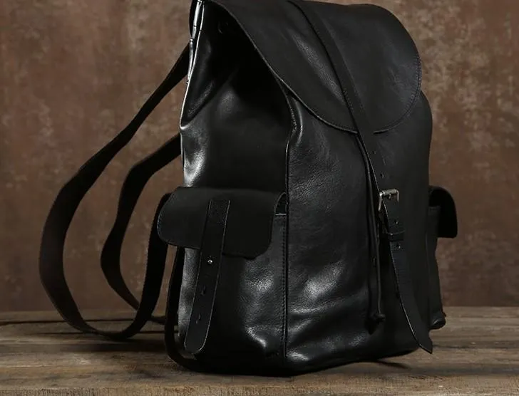 Leather Mens Cool Backpacks Large Travel Backpack Hiking Backpack for Men