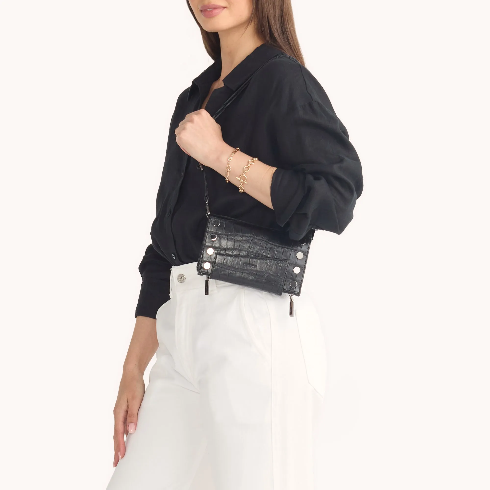 Levy | Evening Crocco/Gunmetal