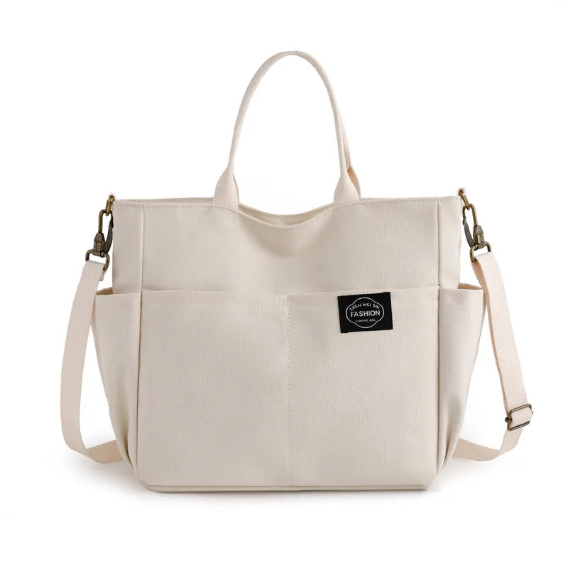 Lightweight Cross-Border Oxford Canvas Travel Tote Bag