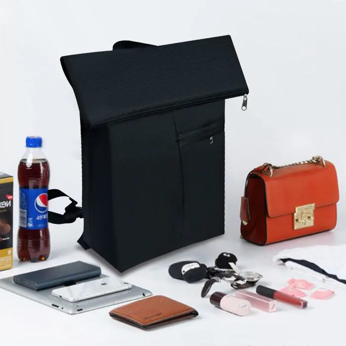 Lightweight Waterproof Fold Up Travel Roll Top Backpack