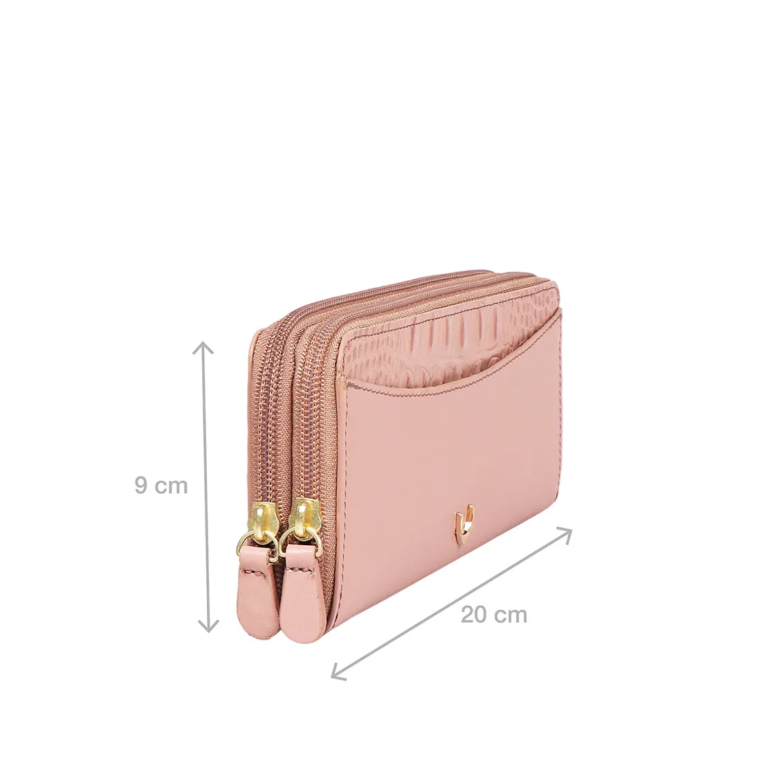 LILAC W1 SB DOUBLE ZIP AROUND WALLET