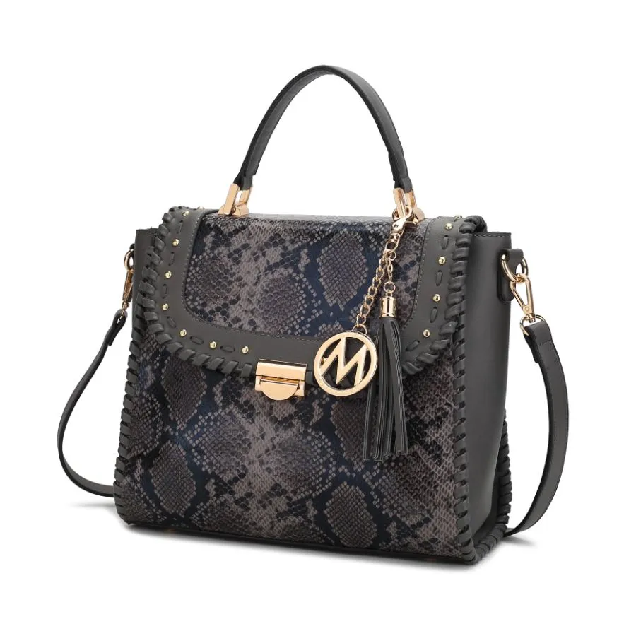 Lilli Vegan Leather Satchel Handbag