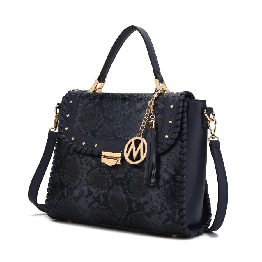 Lilli Vegan Leather Satchel Handbag