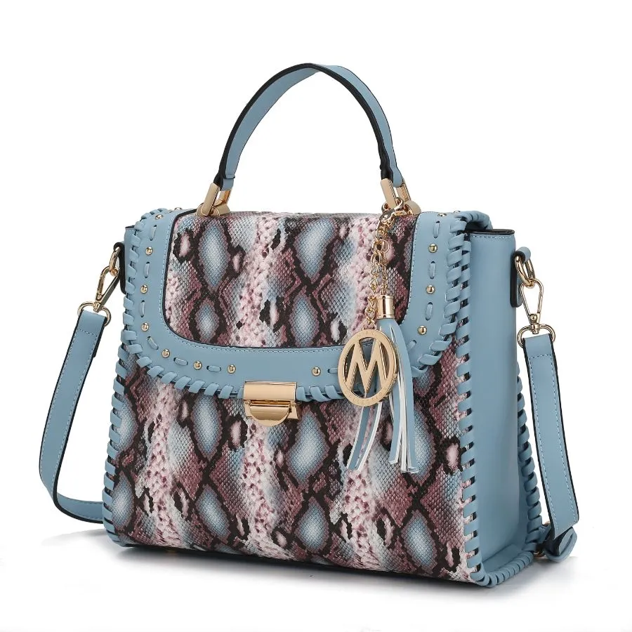 Lilli Vegan Leather Satchel Handbag